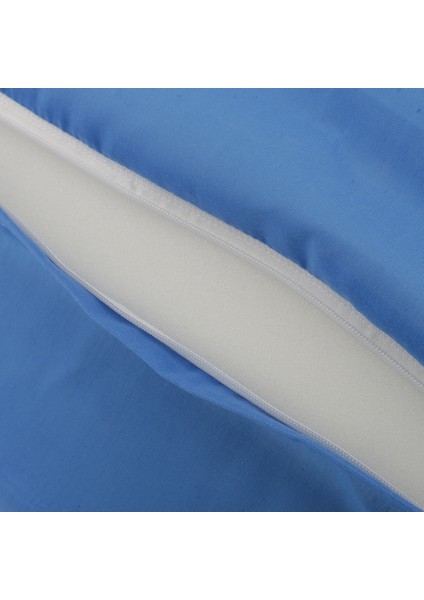 2 Adet Köpük Yatak Yastık Yükseklik Yastık + Kapak Geri Destek Beyaz Mavi (Yurt Dışından) indirimleri