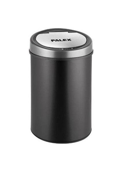 Palex Sensörlü Şarzlı 13 Litre Siyah Çöp Kovası