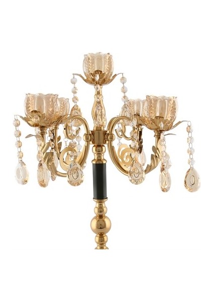 Dalen Gold 5'li Şamdan 34X67 cm AK.HO0029 fiyatları