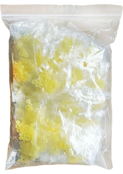 100X Elastik Kauçuk Pelet Yem Bantları Bloodworm Kırmızı Cazibesi Sazan 3mm Için Temizle fiyatları