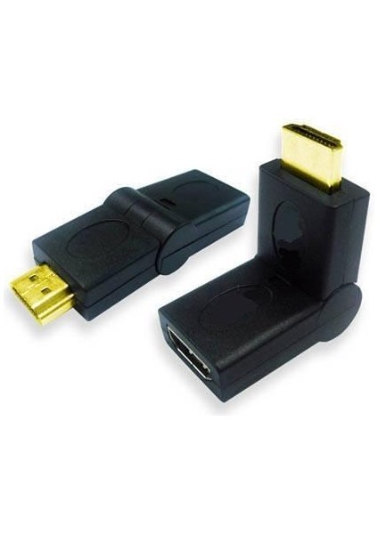 Asian Tech Store HDMI Erkek-Dişi Adaptör 90-180 Derece