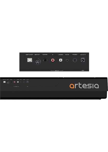 Artesia PA-88H+ Siyah Dijital Piyano
