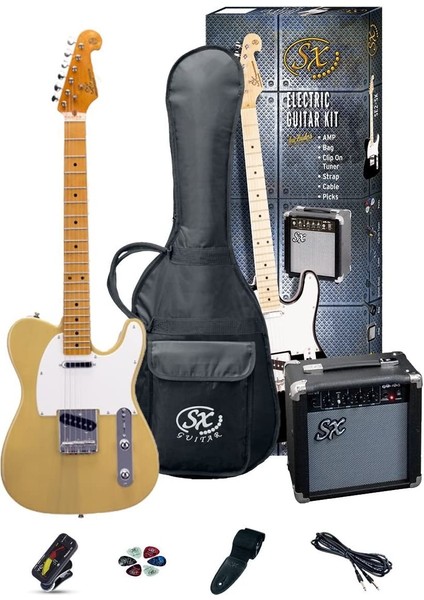 Sx Se2-Sk-Bsb Elektro Gitar Seti (Butter Scotch Blonde)