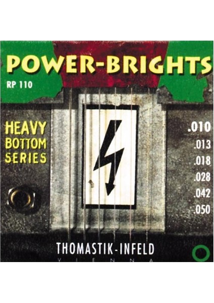 Thomastik Infeld RP110 Elektro Power-Brights Tel Gitar Aksesuar