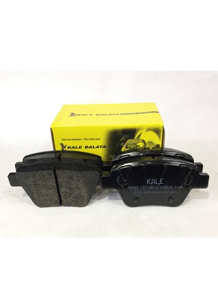 Arka Fren Balatası Vw Caddy Golf Jetta Scirocco Eos Touran Beetle / Seat Altea Leon / Audi A1 A3 / Skoda Octavia Superb Uyumlu 24563 177 04 Ans KD13 Oem 5K0698451 5K0698451 5K0698451A