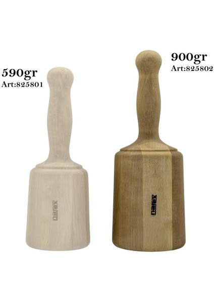 825802 Premium Oymacı Ahşap Tokmak Carving Mallet 900 gr