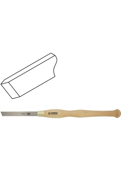 818202 Hss Ahşap Torna Bıçağı Eğri Iskarpela Ağız 18X150 mm fiyatları