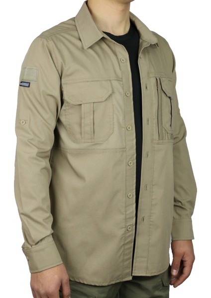 Tactical Gömlek 520 (Bej Renk) modelleri