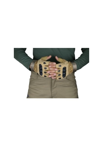 Kemikli Yarım Tactical Eldiven (Bej Renk) fiyatları