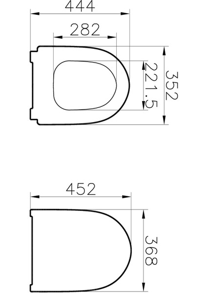 Vitra Sento Slim Duroplast Klozet Kapağı Beyaz 130-003-009