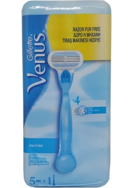 Gillette Venüs Classic Tıraş Makinesi (5 Yedek Başlık)