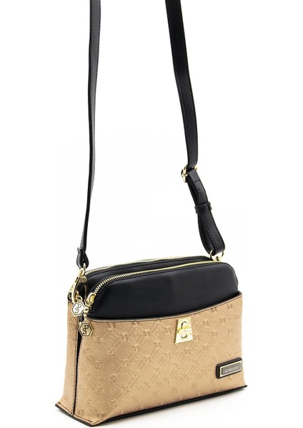 Silver Polo Kadın Çapraz Çanta Pudra - Siyah NV623 fiyatları