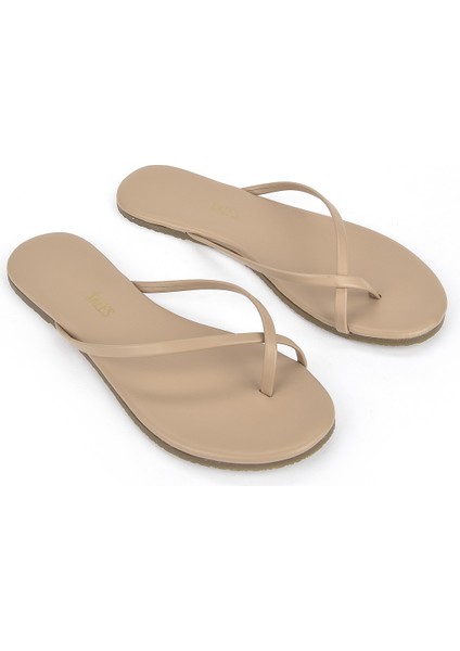 Tkees, Kadın Terlik 11136 TK3004 Krem fiyatları