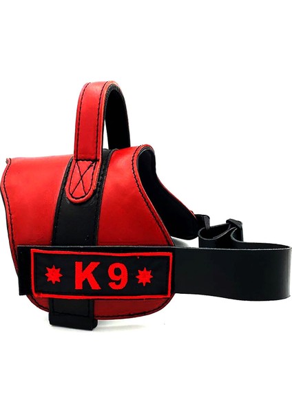 Deri Özel Tasarım K9 Göğüs Tasması Kırmızı 74-92CM fiyatları