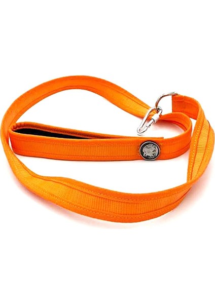 Köpek Madalyonlu Tasma Turuncu 2xl 130 cm