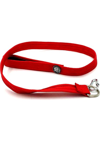 Köpek Madalyonlu Tasma Kırmızı 2xl 130 cm