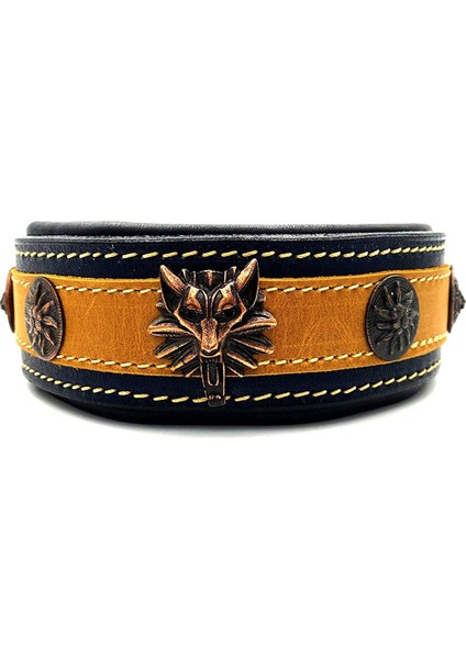 Özel Tasarım Deri Köpek Tasması 45 - 57 cm