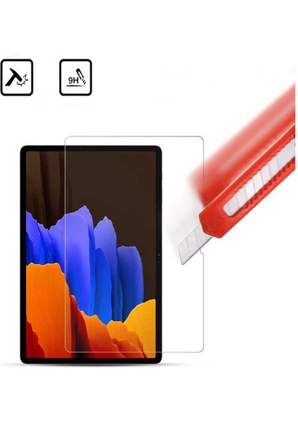 Galaxy Tab S7 Fe Lte (T737-T736-T733-T730) Uyumlu Fuchsia Tablet Blue Nano Screen Protector Ultra Ince Ekran Koruyucu Renksiz