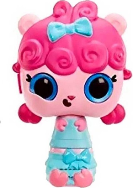 Pop Sürpriz Saçlar 3'ü 1 Arada Pembe Saçlı Turkuaz Kurdelalı