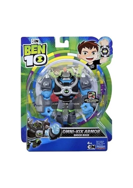 Ben 10 Aksiyon Figürleri  S1 W13 Armor Shock Rock