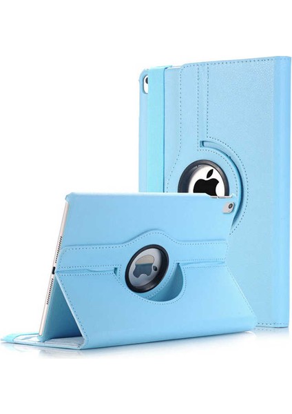 Apple iPad Mini 6 (2021) Uyumlu Fuchsia Dönebilen Standlı Tablet Kılıfı Mavi