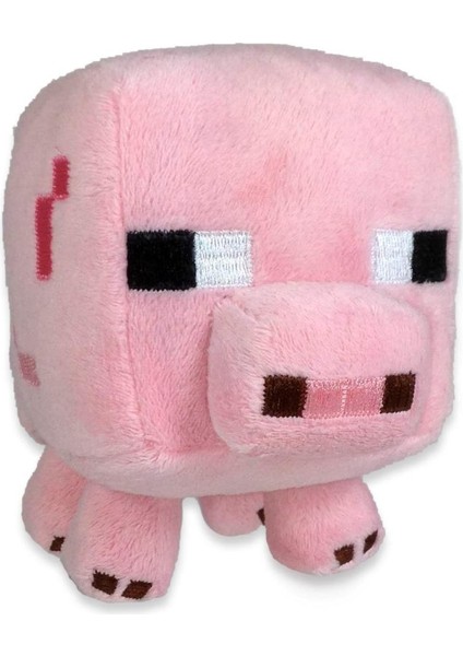 Minecraft Domuz Pig Karakter 16 cm Pembe Peluş Karakter