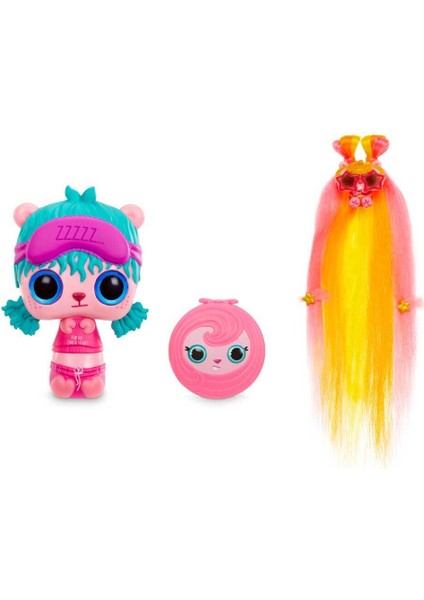 Pop Sürpriz Saçlar 3'ü 1 Arada Pembe Saçlı Turkuaz Bandanalı fiyatları
