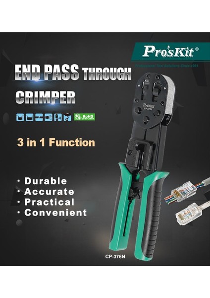 CP-376N Profesyonel Ez Sıkma Pensesi
