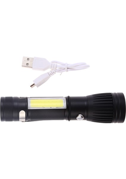 W545 Taşınabilir USB Şarj LED Elektrikli Fener (Yurt Dışından)