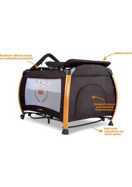 Sleepy Gold Oyun Parkı Park Yatak Beşik 70 x 110 cm fiyatları