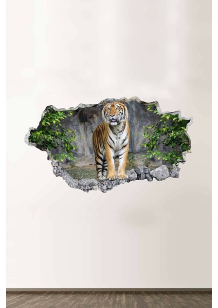 Asya Ormanlarının Kralı Kaplan Modern Duvar Sticker