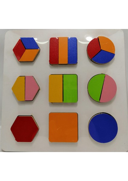 Ahşap Montessori Geometrik Şekiller