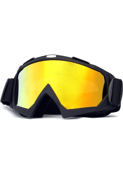 Rüzgar ve Kum Sürme Motosiklet Gözlükleri Retro Harley Yüz Maskesi Kask Kayak Motosiklet Gözlüğü (Yurt Dışından)