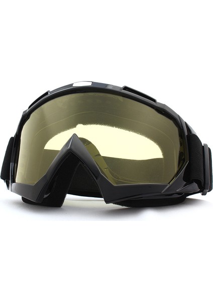 Motokros Gözlükleri Retro Harley Motosiklet Maskesi Açık Hava Sporları Binicilik Gözlükleri Kayak Gözlükleri (Yurt Dışından)