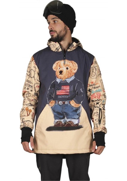 Tasarım Teddy Erkek Kayak ve Snowboard Montu