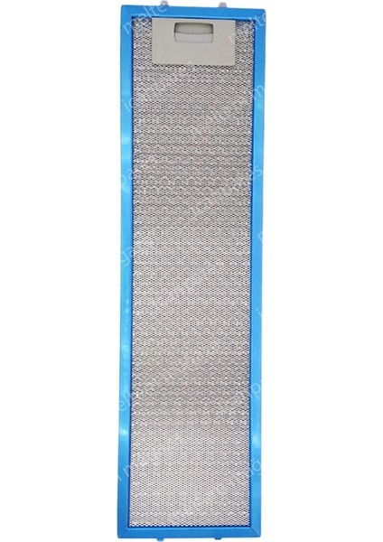 Icanpares Mekappa Uyumlu En 13 cm Boy 48,5 cm - Arka Tırnak 4,5 cm Aspiratör Davlumbaz Metal Yağ Filtresi