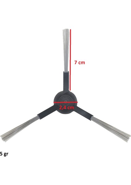 Icanpares Viomi Mijia STYJ02YM V2 Pro V3 Se Süpürge Hepa Yan Fırça Paspas Temizleme Seti