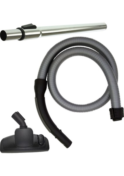 Icanpares Siemens Uyumlu VS01C100 VS01E1550 VS01E2110 VS01E2000 Süpürge Teleskopik Boru Emici Hortum Seti