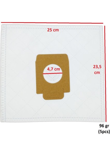 Icanpares Nilfisk Uyumlu Extreme complete Power P10 X 150 GM 200 ELEKTRIKLI SÜPÜRGE Toz Torbası 20 Adet