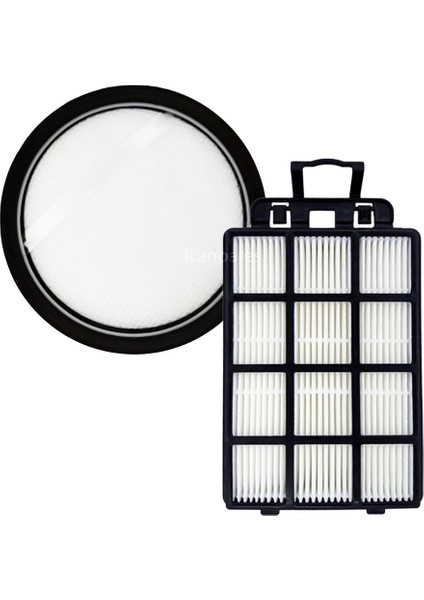 Icanpares Beko Uyumlu Bks 5540 5540T Elektrikli Süpürge Hepa ve Sünger Filtre