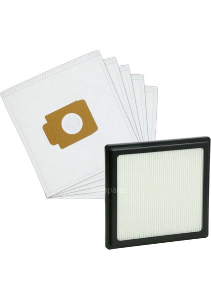 Icanpares Nilfisk Uyumlu Extreme Complete Eco Free x 150 x 200 Elektrikli Süpürge Hepa Filtre ve Toz Torbası