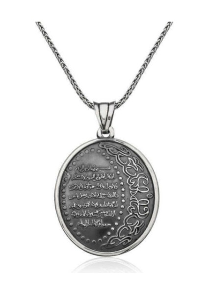 Ayet El Kürsi 925 Ayar Gümüş Kolye