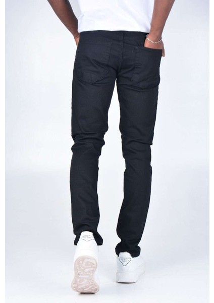 Erkek Slımfıt Kot Pantolon K1402 - Siyah