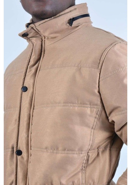 Kocmen Erkek Şişme Mont K1381 - Vizon