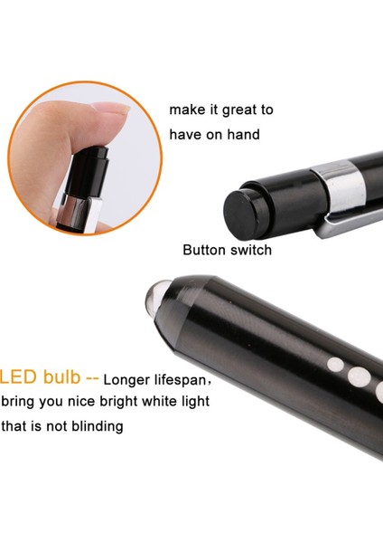 5 Adet Mini Cep LED El Feneri (Yurt Dışından)