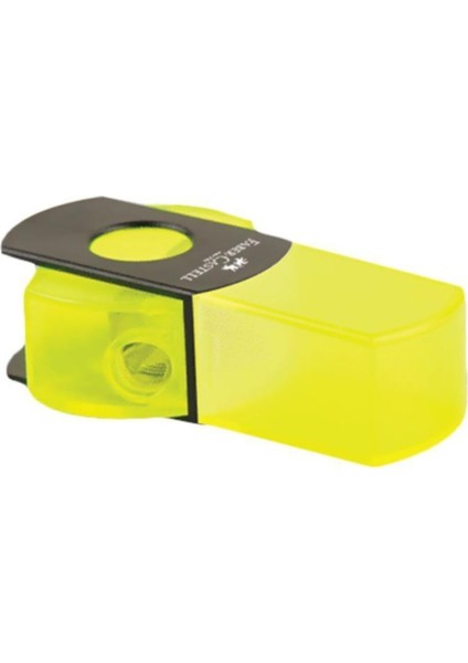 Faber Castell Diktörtgen Silgili Kalemtraş Adet Sarı