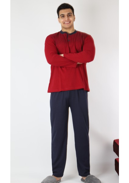Pijama Bordo Pijama Takım