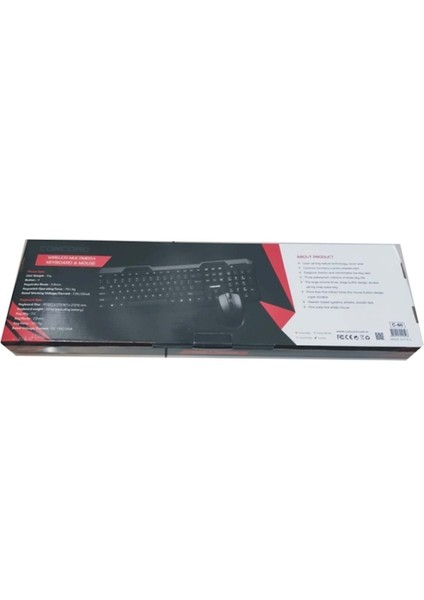 Wireless Kablosuz Klavye Mouse Set Concord C-60