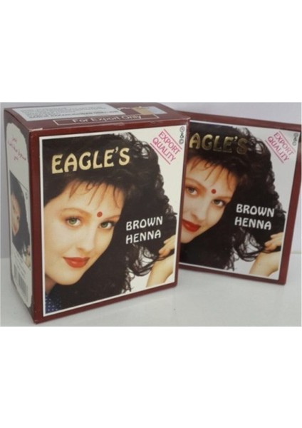 Eagle's Kahve Rengi Hint Kınası 6'Lı Paket Brown Henna