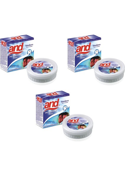 Diş Tozu Smokers 40gr X 3 Adet